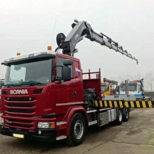 foto 6x2 Scania G 410 + Hiab