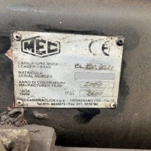 foto 6x2 zlom EUR4 Scania hakowiec+dzwig