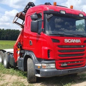 foto 6x4 las 78/48t Scania (2022 silnik+skrzynia biegów)